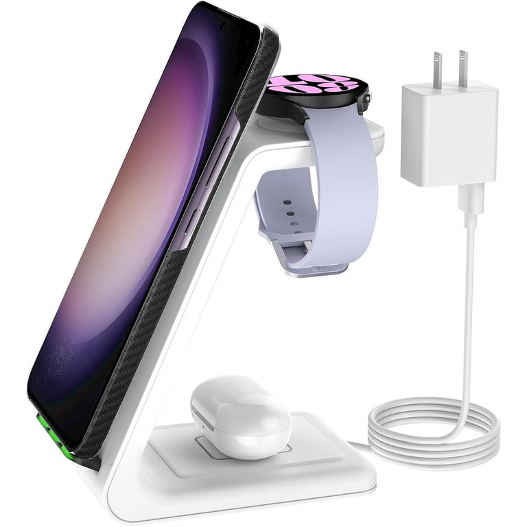 Wireless Charging Station Charge Galaxy Active With Phone Wireless