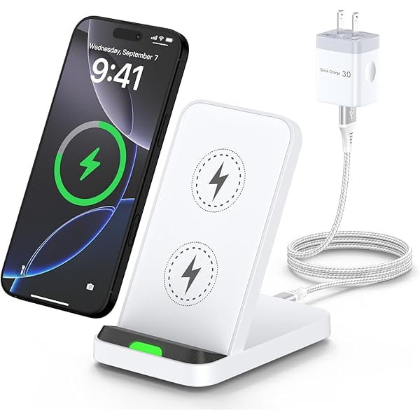 Wireless Charger Stand Fast Charging for Samsung Galaxy S25 S24 FE
