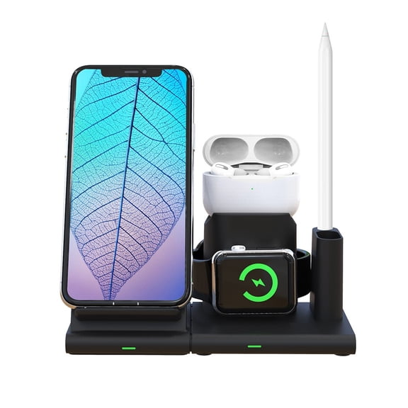 Wireless Charger Stand, Wireless Fast Charger Stand for Watch 4 for XS /XS MAX/X