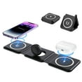 thumbnail image 1 of CGBCFO Wireless Charging Station 3-in-1 for iPhone 8-16, AirPods, Apple Watch, Foldable Design, Black, 1 of 5