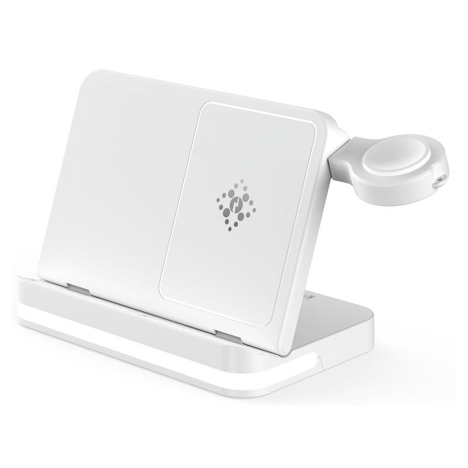 Wireless Charger Station For Samsung Z Fold 5, 4 in 1 Foldable Fast Charging Stand Dock for Galaxy Z Fold 4/3, Z Flip 5/4/3, S24/S23/S22, Note20/10 Ultra, Watch 6/5/Pro/4/3, Earbuds 2/2 Pro/Live