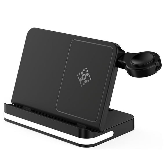 Wireless Charger Station For Samsung Z Fold 5, 4 in 1 Foldable Fast Charging Stand Dock for Galaxy Z Fold 4/3, Z Flip 5/4/3, S24/S23/S22, Note20/10 Ultra, Watch 6/5/Pro/4/3, Earbuds 2/2 Pro/Live