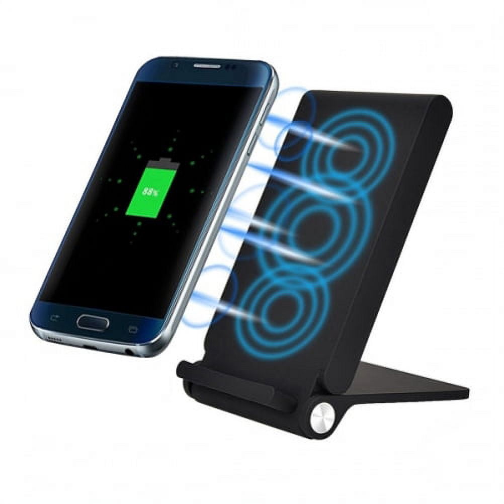 Wireless Charger for Galaxy S20/Ultra/Plus Phones - 10W Fast Folding Stand 3-Coils Charging Pad Slim D9W for Samsung Galaxy S20/Ultra/Plus