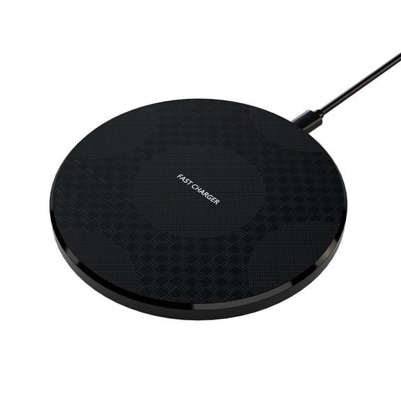 Wireless Charger for iPhone, Charging Pad for Compatible with iPhone 17 16 15 14 13 12 11 Pro Max/Mini/Plus/XR/X/8, Portable Charger for AirPods 4 3 2 Pro, Black