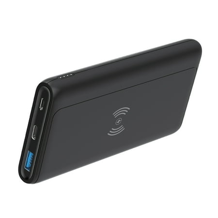 Wireless Charging 10000mAh Power Bank for Samsung Galaxy S25/Ultra/Plus - Backup Battery Portable Charger Slim 2-Port USB