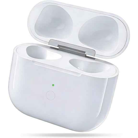 Wireless Charging Case Compatible with Air Pods 3, Compatible with AirPods 3rd Generation Charging Case with 600mAh Built-in Battery with Pairing Sync Button (No Earbuds), White