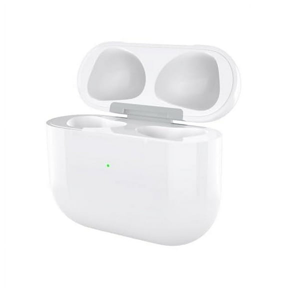 Wireless Charging Case Compatible with AirPod 3rd Generation, Air Pods 3rd Gen Charger Cases Replacement with Bluetooth Pairing Sync Button, 600 Mah Built-in Battery, White, No YJJSKEJI