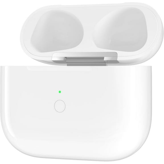 Wireless Charging Case Compatible with AirPods 3rd Generation, Charger Case Replacement for AirPods 3 with Bluetooth Pairing Sync Button (Earbuds Not Included)
