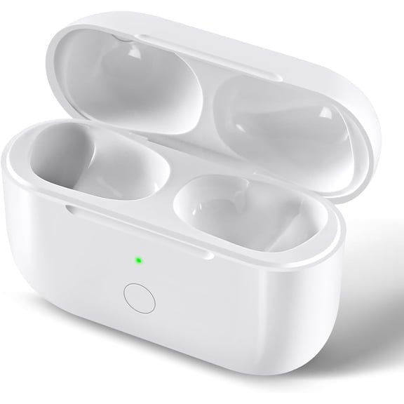 Wireless Charging Case Replacement Compatible with AirPod Pro 1st & 2nd Generation, Air Pod Pro 1 2 Charger with Bluetooth Pairing Sync Button,with USB-Charging