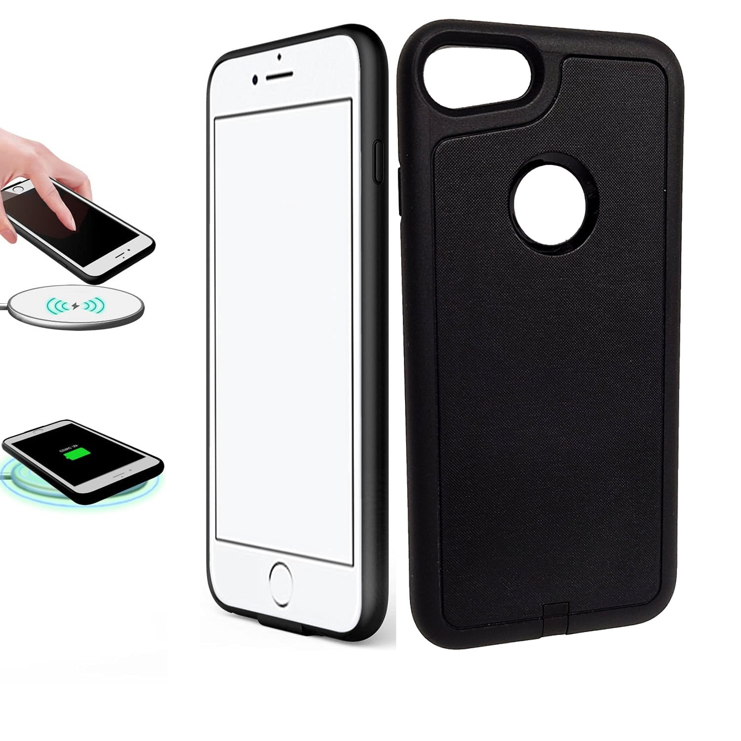 Wireless Charging Case iPhone 7 6 6S Lightning Port Charger (NO Battery) 4.7 Inch Shockproof