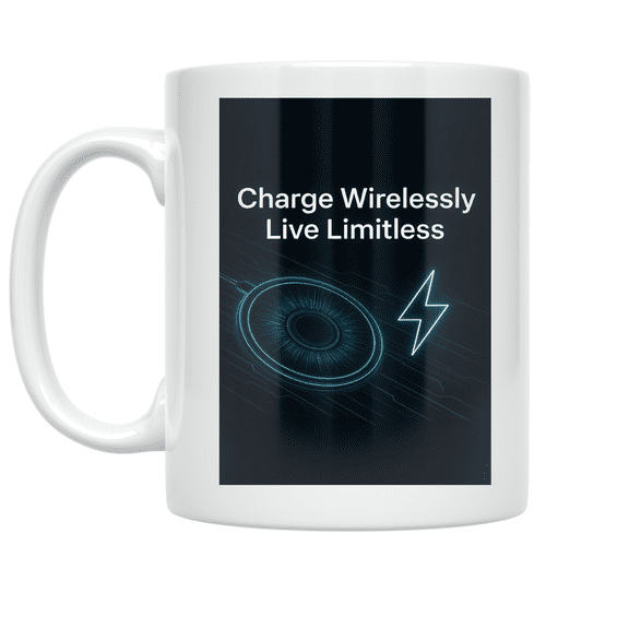 Wireless Charging Convenience - Tech Enthusiast - 11 oz Ceramic Coffee Mug