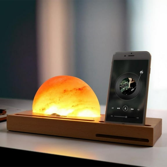 Wireless Charging Desk Lamp, Sunrise Oriental Mobile Phone Fast Charging Creative Intelligent Desk Lamp
