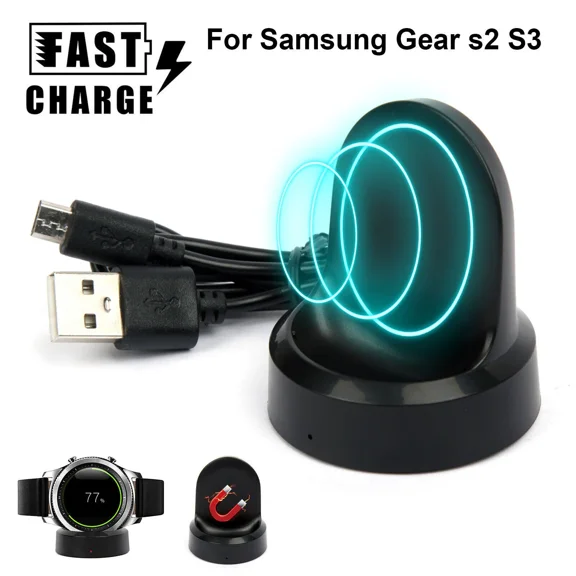 Wireless Charging Dock Charger for Watch Gear S3 Frontier Classic