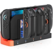 Wireless Charging Dock for Nintendo Switch 2 - Joycon 2 with Support Dual-Direction Charge LED Charging Indicator, Fast Magnetic Charger - Switch 2 Charger Dock Black