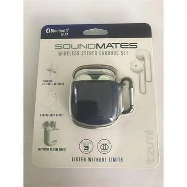 Wireless Charging Earbuds, Blue