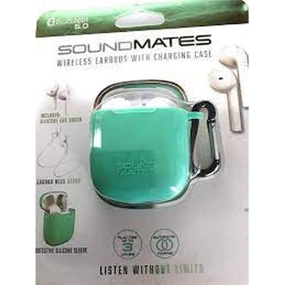 Wireless Charging Earbuds, Mint