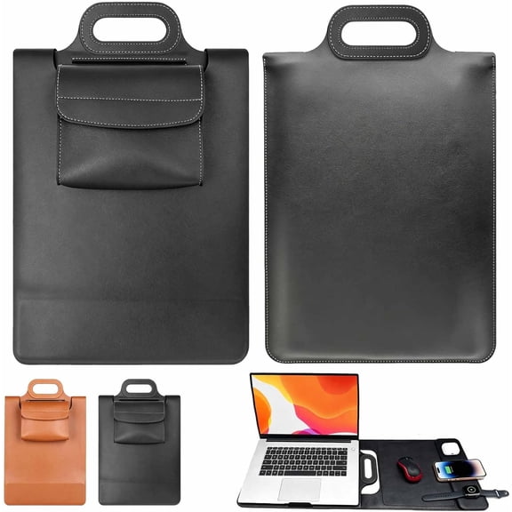 Wireless Charging Laptop Bag with Built-In Multi-device Charger | 17.3 In New Premium Wireless Charging Laptop Bag for Commuters Remote Workers