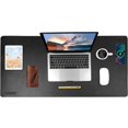 Wireless Charging Mouse Pad,with NonSlip 36"x17"x0.21" Large Desk Mat