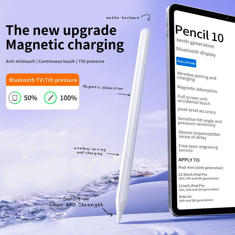 Apple shops Pencil 2nd Generation MU8F2AM/A - Wireless Charging