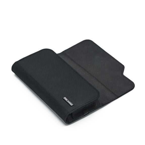 Wireless Charging Universal Cell Phone Belt Clip Holster Pouch w Power Bank