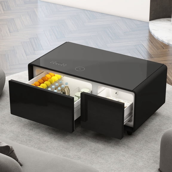 Wireless Charging on Tabletop, RGB Light Syncing to Music / Power Devices & Enjoy Music Lighting in Living Room