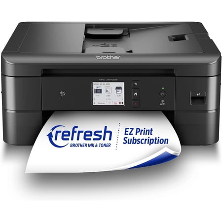 Wireless Color Inkjet All-in-one Printer with NFC One-touch Printing, Two-sided Printing, Cloud Printing and Scanning, Mobile App Control, and A 2.7-inch Touchscreen