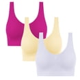 thumbnail image 1 of Wireless Comfort Bra for Women, Soft Breathable Seamless Bralette with Removable Padding, Supportive Everyday and Sleep Wear, 1 of 7