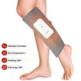 thumbnail image 1 of Wireless Compression Calf Massager Air Heated Massager for Legs Thigh Wraps 360 Full Wrap 3 Intensities - (Single leg Massager), 1 of 8