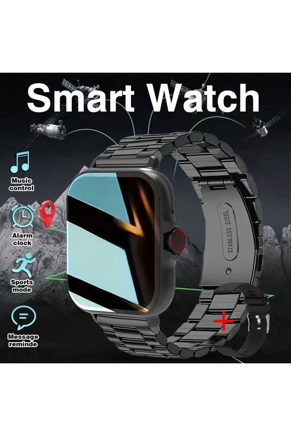 Wireless Connect Fitness Smart Watch, Bluetooth Calling with Step Calorie Monitor for Unisex Daily Wear