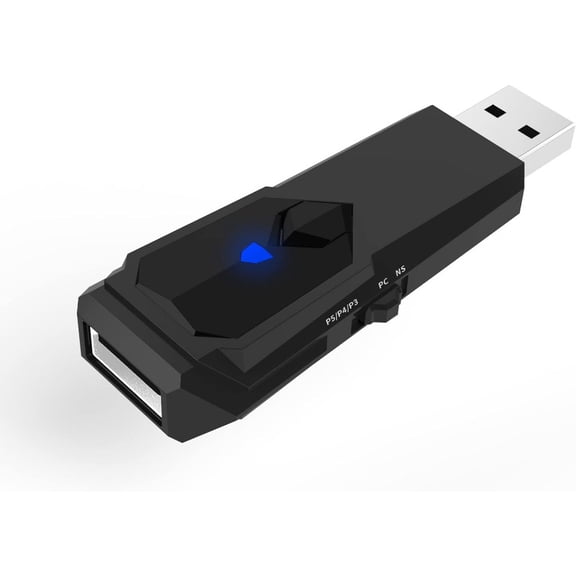 Wireless Controller Adapters, Wireless Controller Adapter for Switch/Switch OLED Mode/Neo Geo/PS5/PS4/PS3/PS Classic/PC