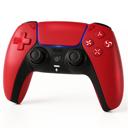 Wireless Controller Compatible for P5, Bluetooth 5.0 with 1000mAh Battery, Dual Vibration, 6-Axis Motion Control, USB-C Charging, Gamepad Compatible with P5/Windows PC