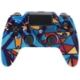 thumbnail image 1 of Wireless Controller Compatible with P4/P4 Slim/P4 Pro/Windows PC, Colorful Graffiti, 1 of 7