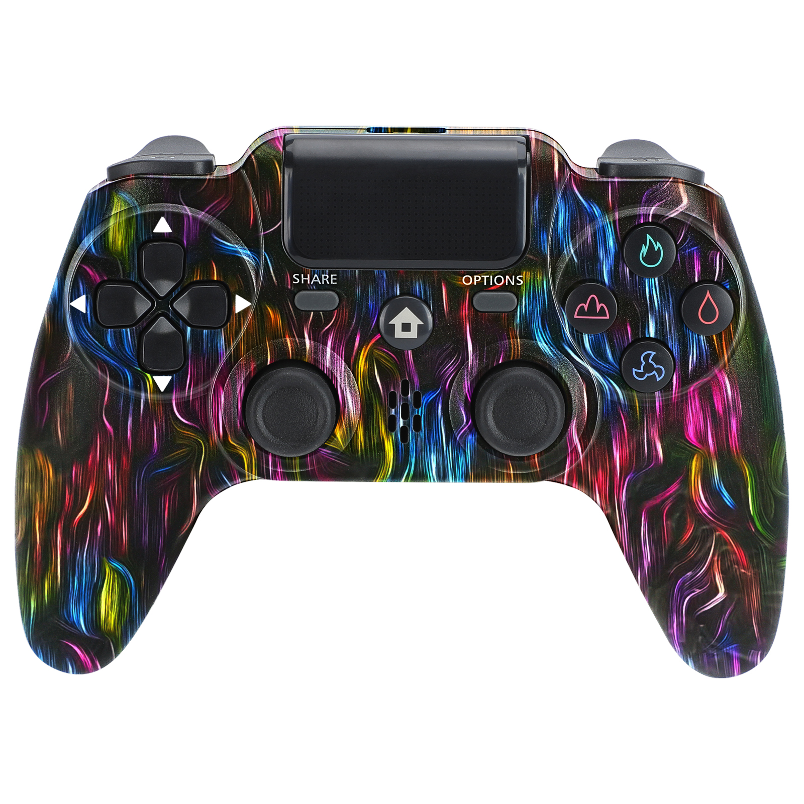 Wireless Controller Compatible with P4/P4 Slim/P4 Pro/Windows PC, Purple