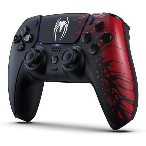 Wireless Controller Compatible with P5/P5 Pro/P5 Slim/PC,with 1500mAh Battery,Dual Vibration,6-Axis Motion Control,Speaker,3.5mm Audio Jack (Spider)