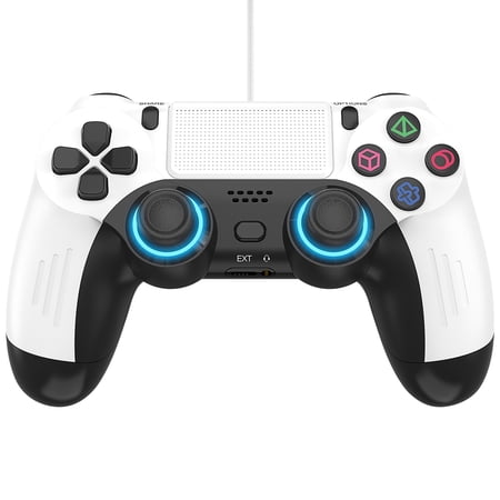 Wired Controller for P5, Compatible with P-5/Slim/Pro/ PC  (White)