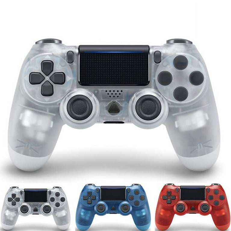 Wireless Controller Compatible with PS4 Slim Pro with Upgraded Joystick Crystal