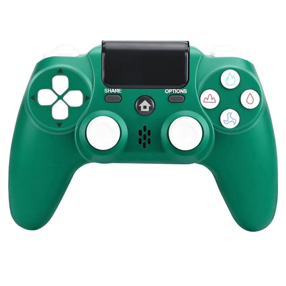 Wireless Controller Compatible with P4/P4 Slim/P4 Pro/Windows PC, Alpine Green