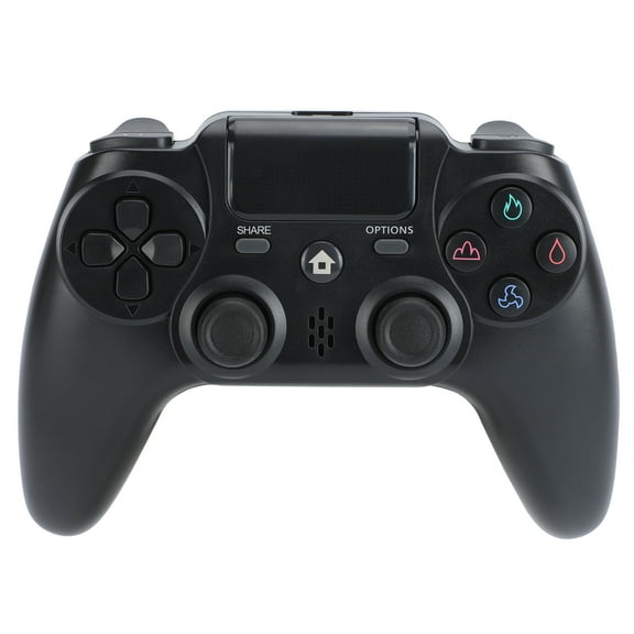 Wireless Controller Compatible with P4/P4 Slim/P4 Pro/Windows PC, Black