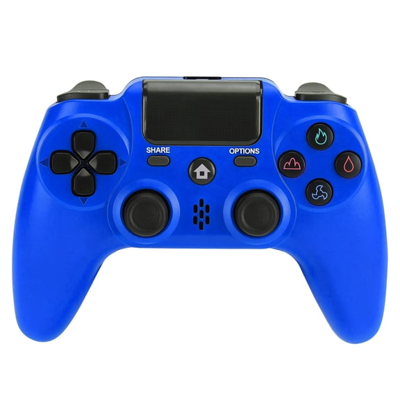 Wireless Controller Compatible with P4/P4 Slim/P4 Pro/Windows PC, Blue