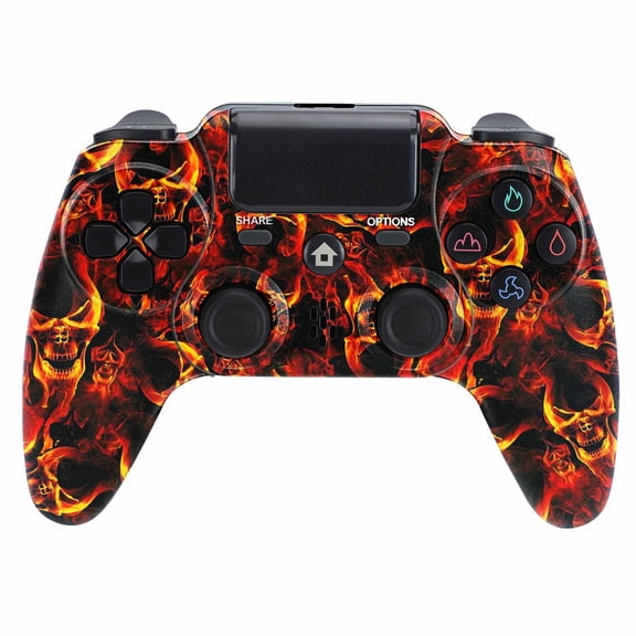 Wireless Controller Compatible with P4/P4 Slim/P4 Pro/Windows PC, Fire