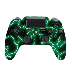 Wireless Controller Compatible with P4/P4 Slim/P4 Pro/Windows PC, Green
