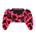 thumbnail image 1 of Wireless Controller Compatible with P4/P4 Slim/P4 Pro/Windows PC, Red, 1 of 9