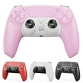 thumbnail image 1 of Wireless Controller Dual Vibration Game Joystick Compatible with PS4/ Slim/ Pro Console (PINK), 1 of 7