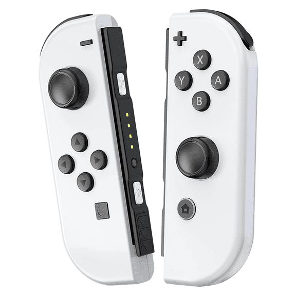 Wireless Controller Joypad for Switch Gamepad (L/R) Dual Vibration/Motion Control/Wake-up Function -White