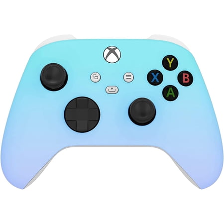 Wireless Controller for Microsoft Xbox Series X/S & Xbox One - Custom Soft Touch Feel - Custom Xbox Series X/S Controller (X/S Baby Blue & Light Violet)