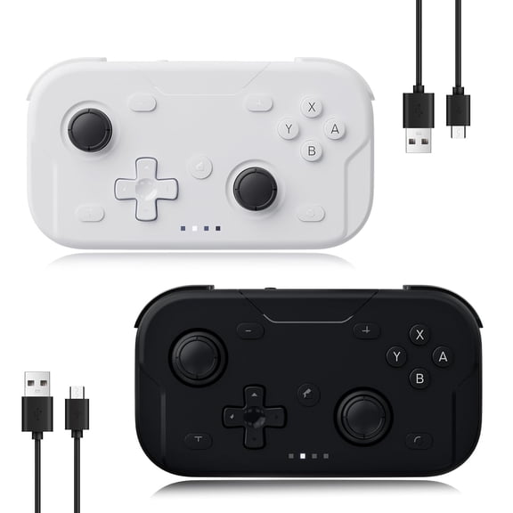 Wireless Controller for Nintendo Switch/Switch 2/Lite/OLED/Windows, Hall Effect Joystick for Switch Pro Controllers with Wake Up/Turbo/Vibration/Back Buttons/Programmable