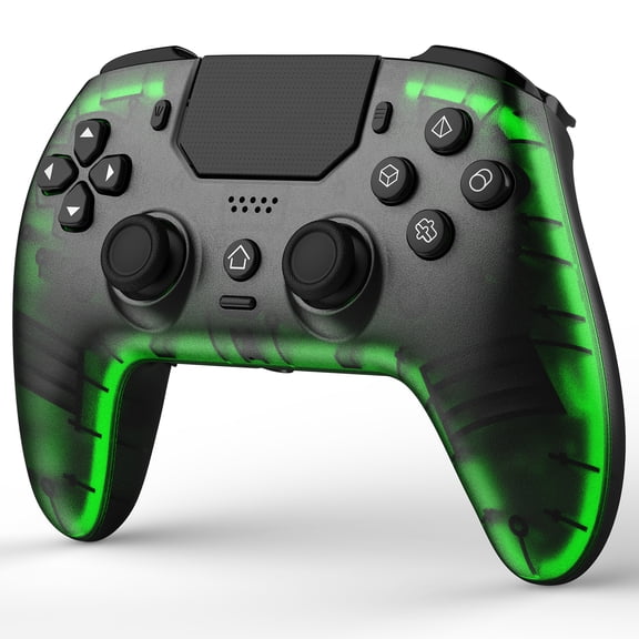 Wireless Controller for P5/P5 Pro/P5 Slim/PC, Hall Effect Joystick & Trigger, 9-Color RGB, Turbo & 2 Programmable Back Buttons, 6-Axis Gyro, Dual Vibration, 3.5mm Audio Jack