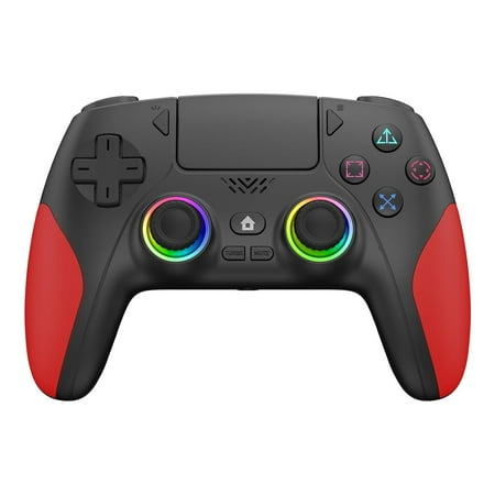 Wireless Controller for PS-5, Gaming Controller for PC with Hall Effect, Programmable/Remap/Turbo, 3.5Mm Audio Jack, Dual Vibration, 6-Axis Motion Control Gamepad with Speaker,Black