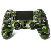 Wireless Controller for PS4,Bluetooth Playstation 4 Controller Remote,Rechargeable Gamepad Compatible with Playstation 4/Slim/Pro,with Double Shock/Audio/Six-Axis Motion Sensor, Camouflage Green