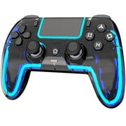 Wireless Controller for PS5, Pro/Slim/MAC/Steam Deck/PC, Hall Effect Joystick, Dual Vibration/Macro/Turbo, 3.5mm Jack, 6-Axis, Mute Key, LED Gamepad with Speaker 4 Lighting Effects, 9 Light Colors